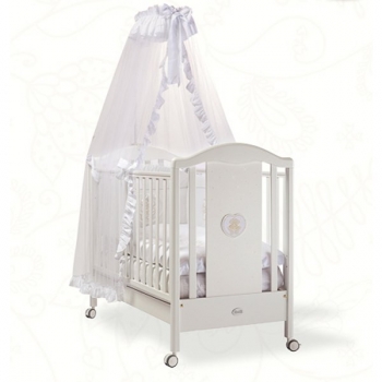 Детская кроватка Feretti "MON AMOUR" — Bianco/White