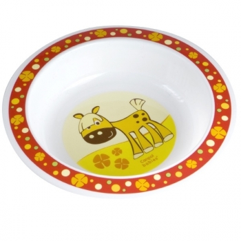 Миска пластиковая Canpol арт. 4/412, 12+ мес. — красный