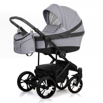 Коляска для новорожденных Esspero Denim (шасси Magic Pro Black) — Grey