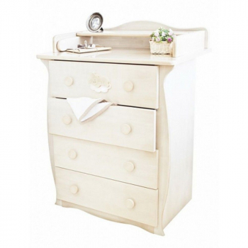 Пеленальный комод Красная звезда (Можга) С 248 — Мишка на облаке