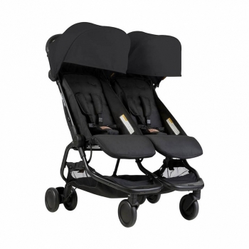 Коляска для двойни Mountain Buggy Nano Duo — Black