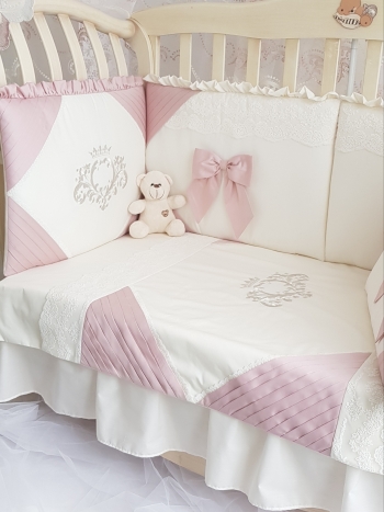 Комплект постельного белья Eco Line Alicia — Розовая пудра