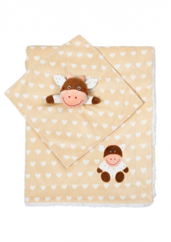 Плед BabyOno Minky (в подарочной упаковке) — Бежевый