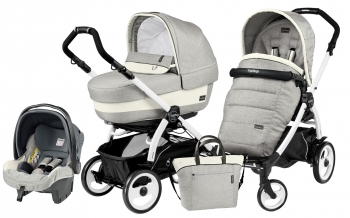 Коляска 3 в 1 Peg Perego Book 51 Elite Set Modular (шасси White/Black)