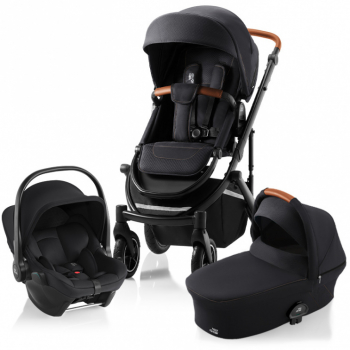 Коляска 3 в 1 Britax Roemer SMILE III Fossil Grey BABY-SAFE CORE — Space Black