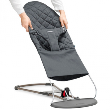 Чехол для шезлонга BabyBjorn "Bliss Cotton" [ art. 0120 ] — 21 / Антрацитовый