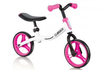 Беговел Globber GO BIKE — Бело-розовый