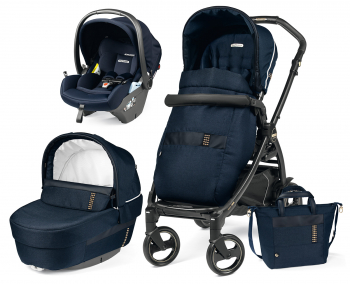 Коляска 3 в 1 Peg Perego Book Rock Elite Lounge Modular — Navy