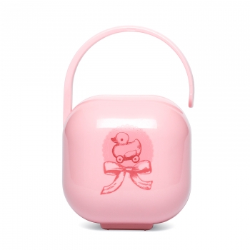 Контейнер Suavinex д/пустышки "TOY" — Розовый