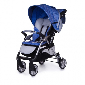 Прогулочная коляска Jetem Tourneo — Синий/Светло-серый