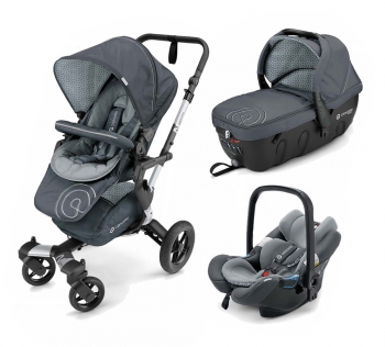 Коляска 3 в 1 Concord Neo Travel Set — Steel Grey