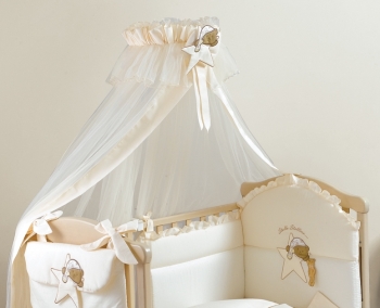 Балдахин с держателем Roman Baby STELLA STELLINA — Ivory (Крем)