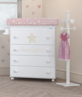 Комод пеленальный Micuna Istar B-947 — White/Sand