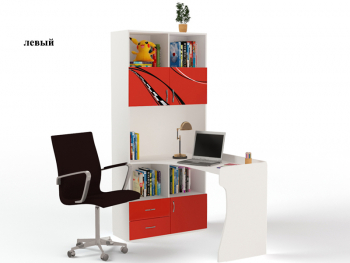Стол-стеллаж ABC-KING Formula — левый (красный)
