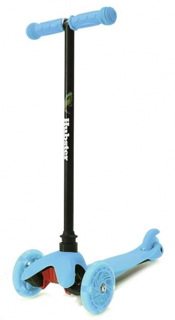 Трехколесный самокат Hubster Mini Flash — синий