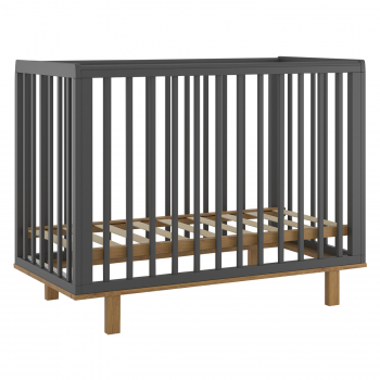 Детская кроватка Incanto PAPI массив березы — графит-дуб каменный