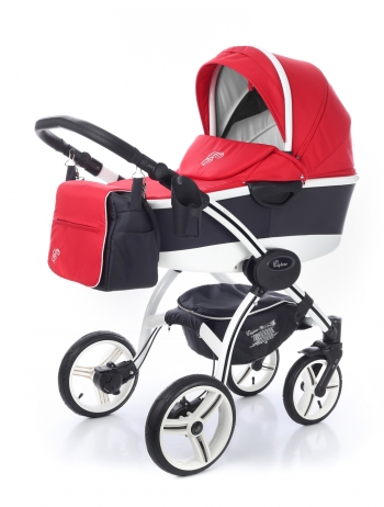 Коляска для новорожденных Esspero I-Nova Alu (шасси White) — Red