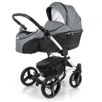 Коляска для новорожденных Esspero Tour Alu (шасси White) — Asphalt