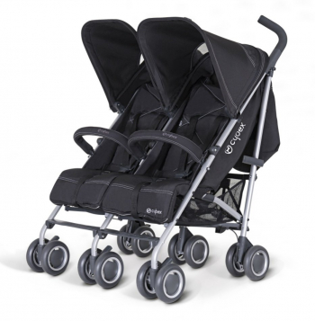 Коляска для двойни Cybex Twinyx — Pure Black