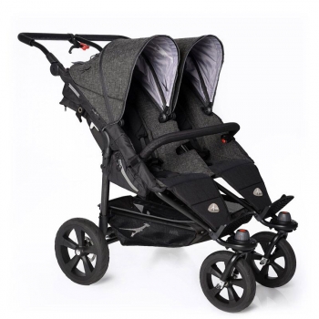 Прогулочная коляска для двойни TFK Twin Trail — Antracite Premium