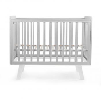 Детская кроватка Sweet Baby Palladio New с маятником — Серый/Белый