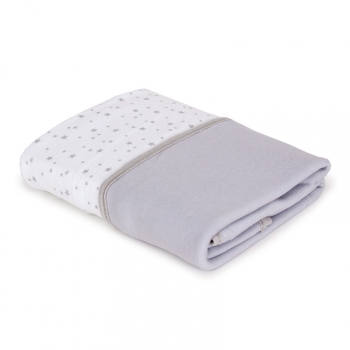 Плед Ceba Baby 90х100 см — Small Stars & Grey W-817-083-082-1