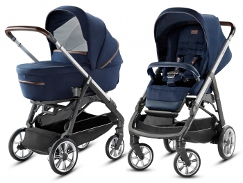 Коляска 2 в 1 Inglesina Aptica System Duo — College Blue/Graphite Coffee