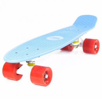 Пенни борд Hubster Cruiser 22 — синий с красными колесами