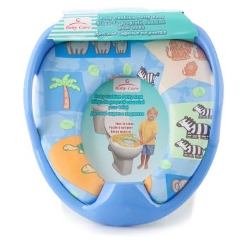 Сиденье для унитаза Baby Care c ручками детское РМ 2399 — Синий