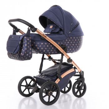 Коляска 2 в 1 TAKO LARET IMPERIAL — TLI-06 синий/рама медь