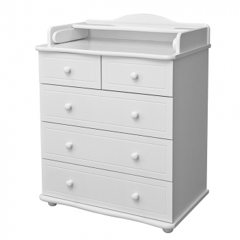 Пеленальный комод Красная звезда (Можга) С 575Д — Белый