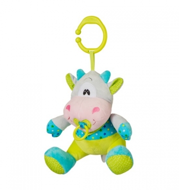 Игрушка подвеска BabyOno музыкальная — baby cow
