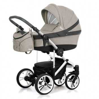 Коляска для новорожденных Esspero Denim (шасси Magic Pro White) — Sahara