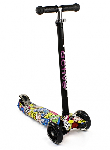 Трехколесный самокат Triumf Active Maxi Flash Print SKL-07LP — мультиколор
