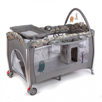 Манеж-кровать Pituso Flora — Bird Jungle