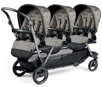 Коляска для тройни Peg Perego Triplette — Luxe Grey