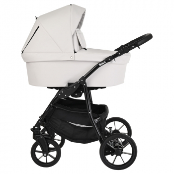 Коляска для новорожденных PITUSO Nino Кожа — White