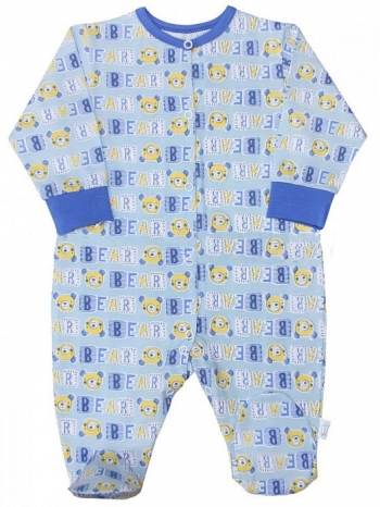 Комбинезон с окантовкой горловины Веселый малыш 