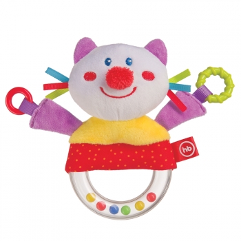 Погремушка с пищалкой Happy Baby — Кот
