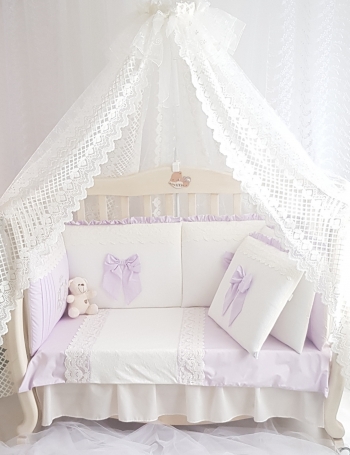 Комплект постельного белья Eco Line Madrid Light (120х60) — Сиреневый