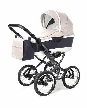 Коляска для новорожденных Esspero Classic Alu (шасси Graphite) — Beige