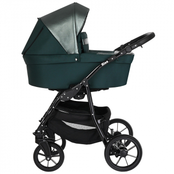 Коляска 2 в 1 PITUSO Nino — Emerald mood +Кожа Metalic Emerald mood