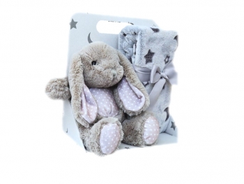 Набор Плед + игрушка Uviton — Зайка