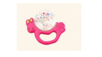 Погремушка Canpol Улитка/бабочка, 0+ мес., арт. 2/874, улитка — розовый