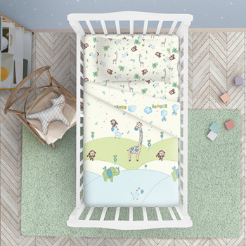 КПБ детский ясельный "BabyRelax" сатин — Зоопарк