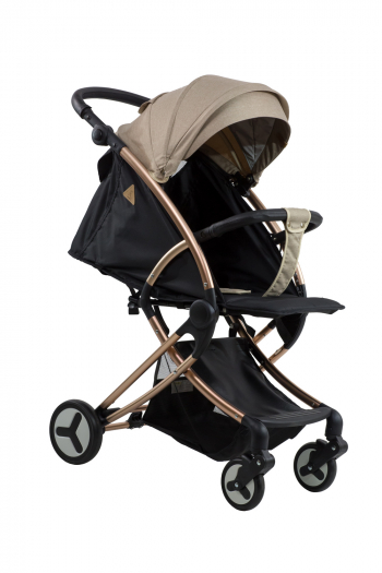 Прогулочная коляска Aimile Summer Gold — бежево-черный