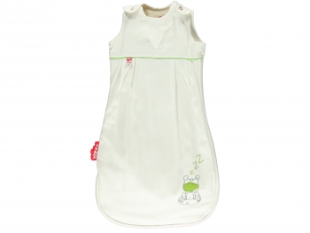 Спальный мешок Zizzz из овечьей шерсти 0-6 месяцев — Frog Kermit Green