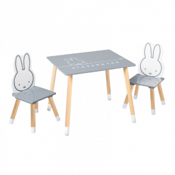 Комплект детской мебели ROBA Miffy: стол + 2 стульчика