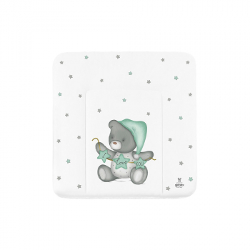 Матрац для пеленания Globex Акварель 750x720 — Мишка в колпаке