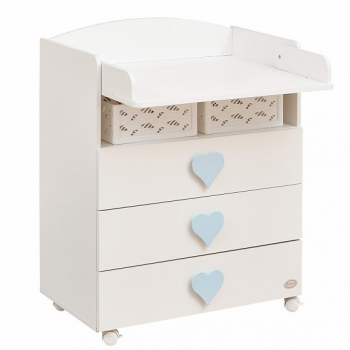 Комод Giovanni Emily — голубые ручки